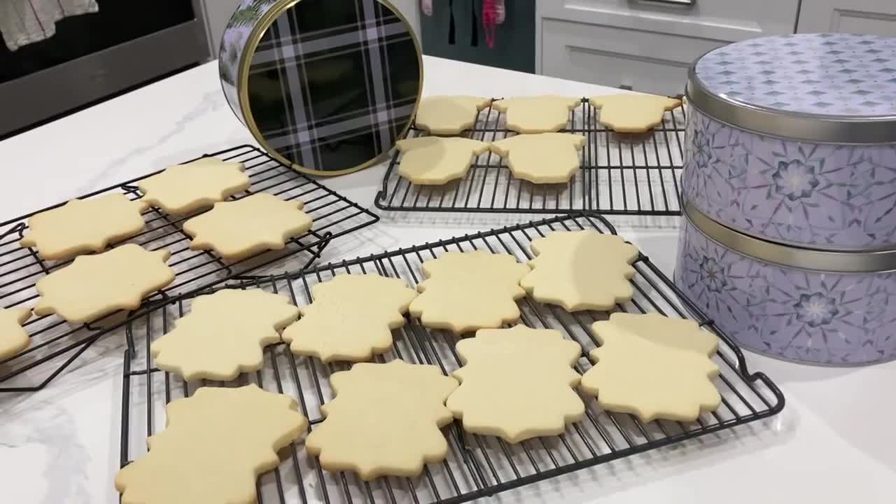 How to Make Easy Classic Sugar Cookies for Decorating _ NO Spread Rollout Sugar Cookies _ UPDATED