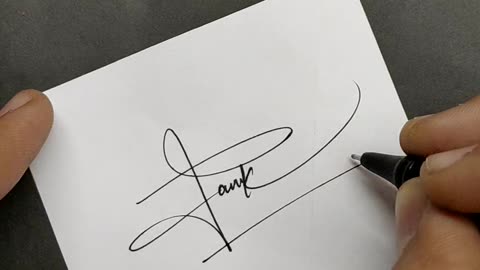 Professional Signature of your name Comment your name