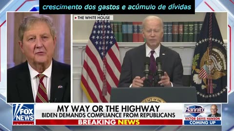 Biden é um 'peru defumado' se os EUA deixarem de pagar dívidas, diz senador Kennedy