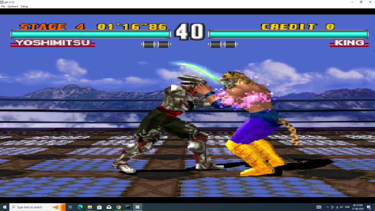 Tekken 3 : Yoshimitshu Fight