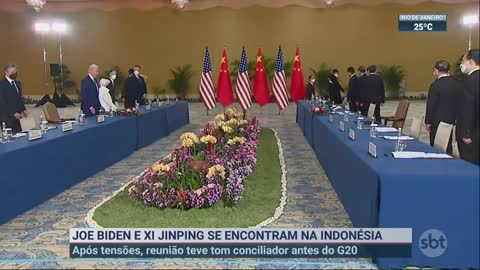 Joe Biden se encontra com Xi Jinping na Indonésia | SBT Brasil (14/11/22)