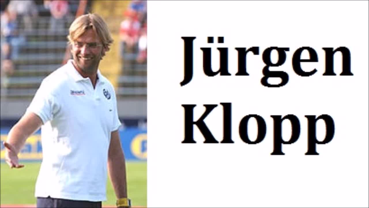 How to Pronounce Jürgen Klopp