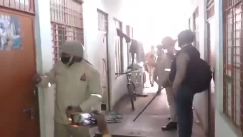 student protest against rrb ntpc result