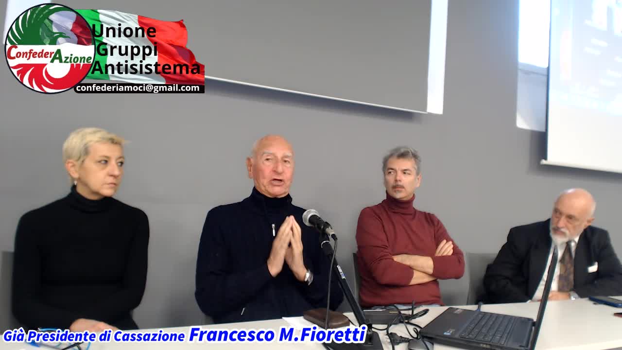 Francesco M.Fioretti - già Presidente di Cassazione Convegno 6 Novembre 2022 LA CONFEDERAZIONE
