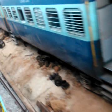 Passenger Captures a video of a Train that met with an accident.