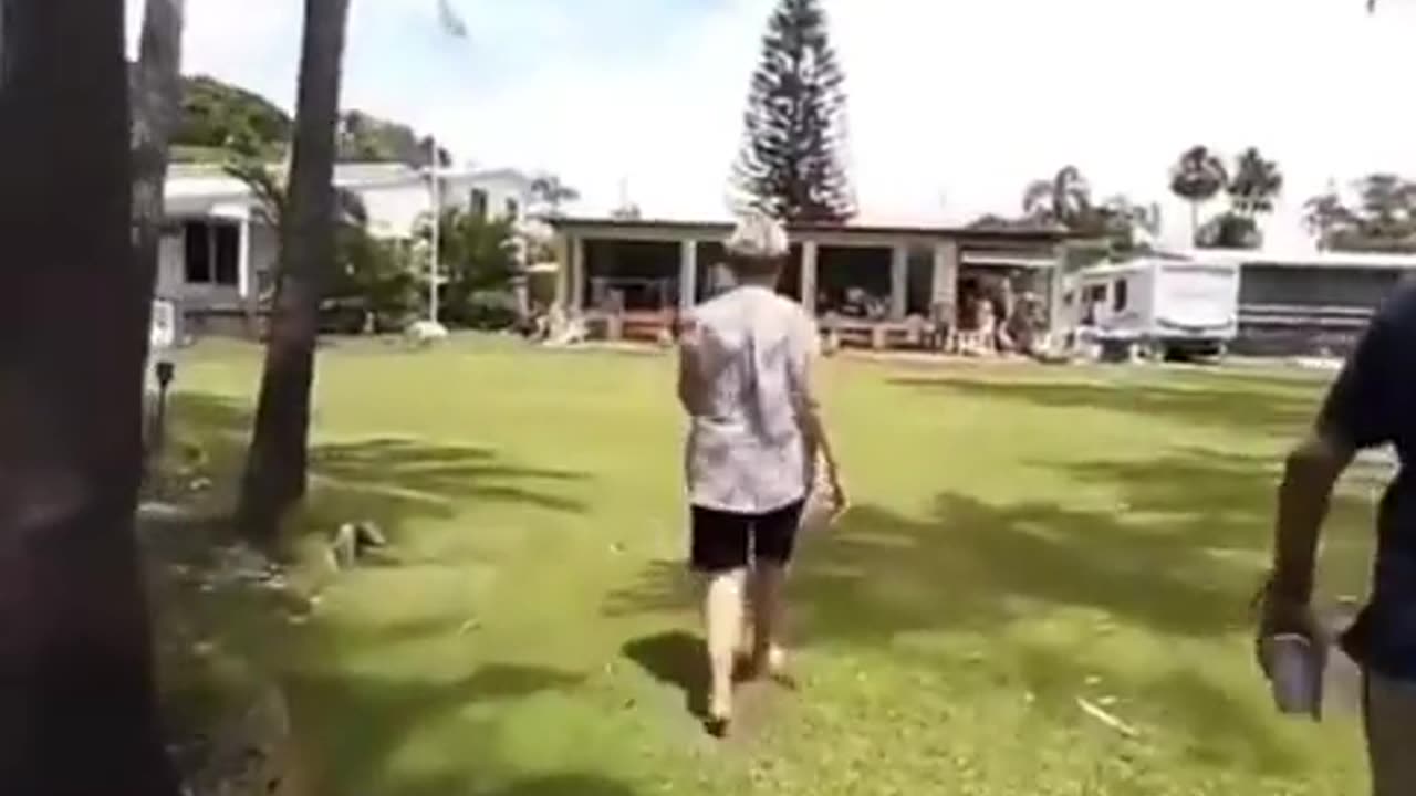Elderly Australian woman gets abused and harassed by radical Aboriginals out the front of her house!