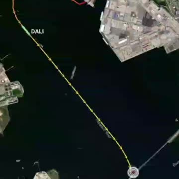USA: The movements of the Dali cargo ship before it collided with Baltimore’s Bridge!