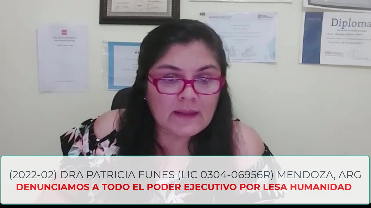 2022-02: ABOGADA DRA PATRICIA FUNES: LEY NATURAL: DENUNCIA POR GENOCIDIO