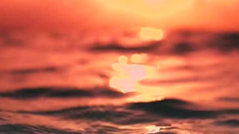 relaxing music with sunset