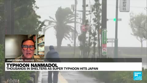 Thousands evacuated as typhoon pounds Japan • FRANCE 24 English