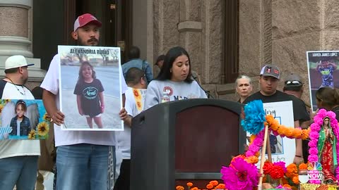 Communities Remember Uvalde Shooting Victims With March On Día De Los Muertos