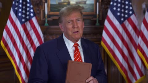 "Lets make america pray again" Trump