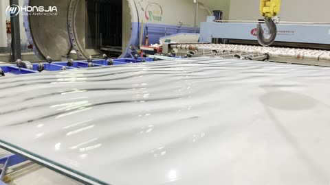 laminated gradient decorative glass