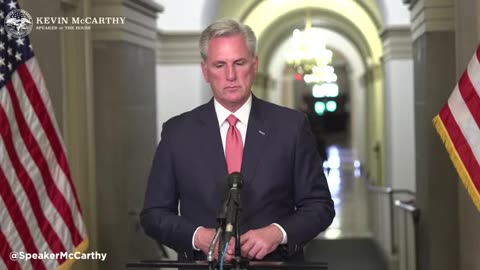 Speaker McCarthy's Press Conference Following Meeting at White House