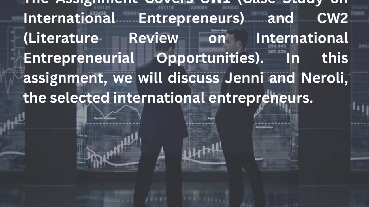 How to Create MSc International Business BMG936 CRN84032 International Entrepreneurship Assignment