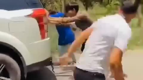 Funny Car Running Block Video
