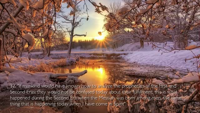 The Spiritual Sun of the Second Coming of Christ... Jesus explains ❤️ The Third Testament Chapter 3