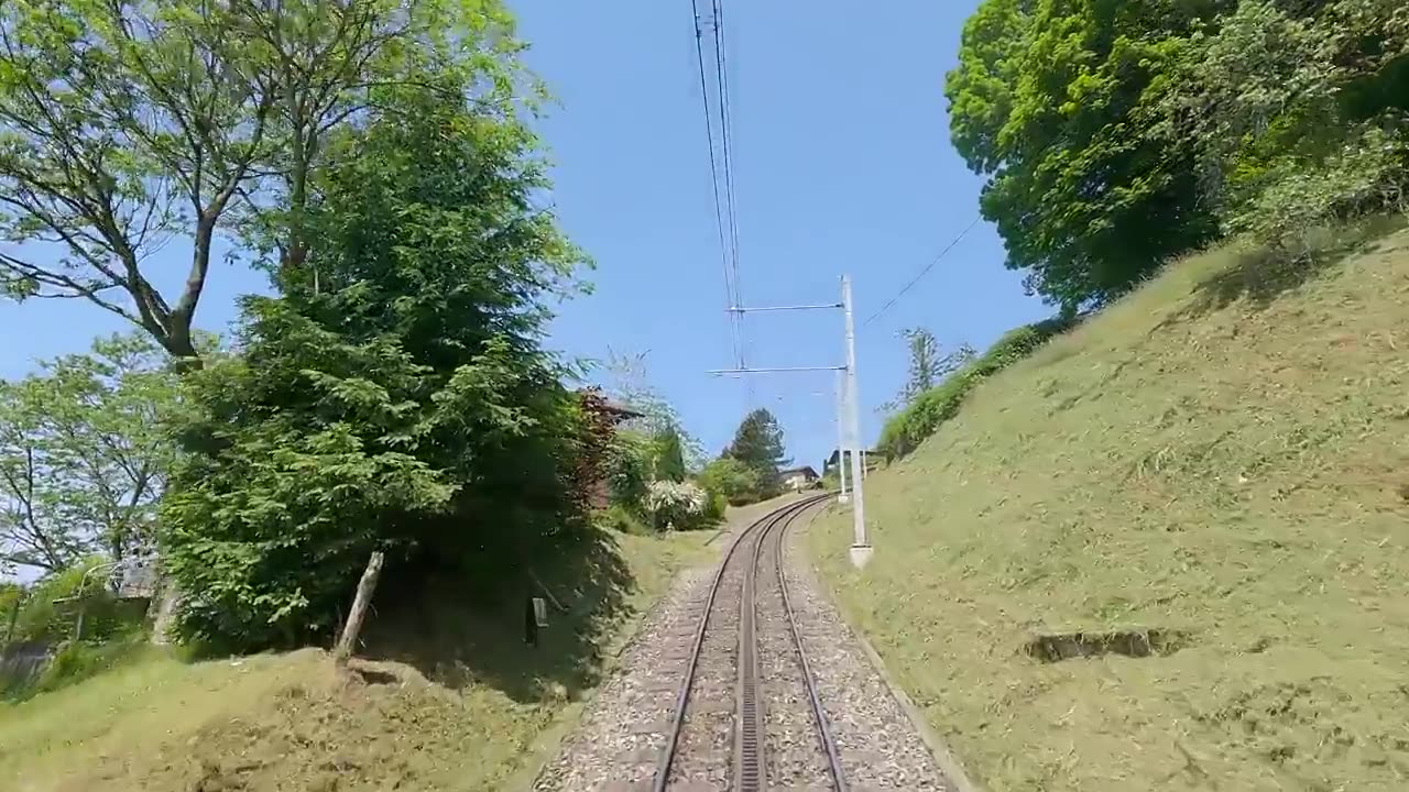 It is a live train video.