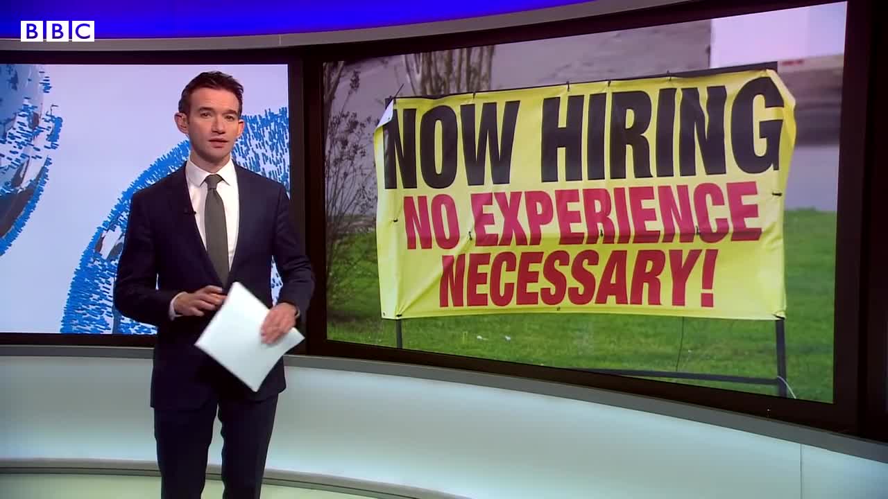 'The big quit' as millions leave jobs in US - BBC News