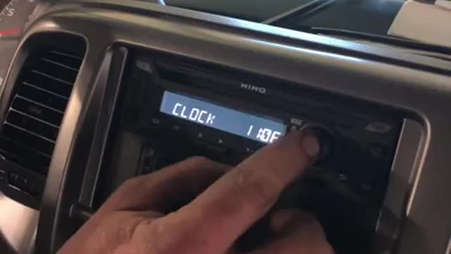 Setting the Clock on your 2017 or Newer Hino 238/268/338