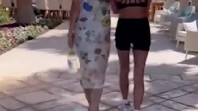 Kim Kardashian picks up her 'dates' Kendall and Hailey Bieber