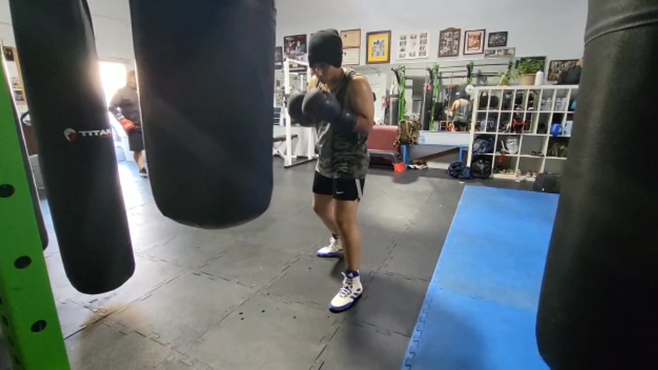 Punching bag training