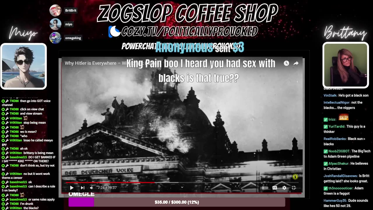 SUNDAY NIGHT ZOGSLOP...MAYBE SOME OMEGLE