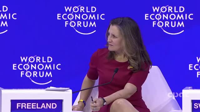 Trudeau's Deputy PM Chrystia Freeland: "Before we get to rebuilding, we have to support Ukraine in its fight, and we have to support Ukraine to victory."