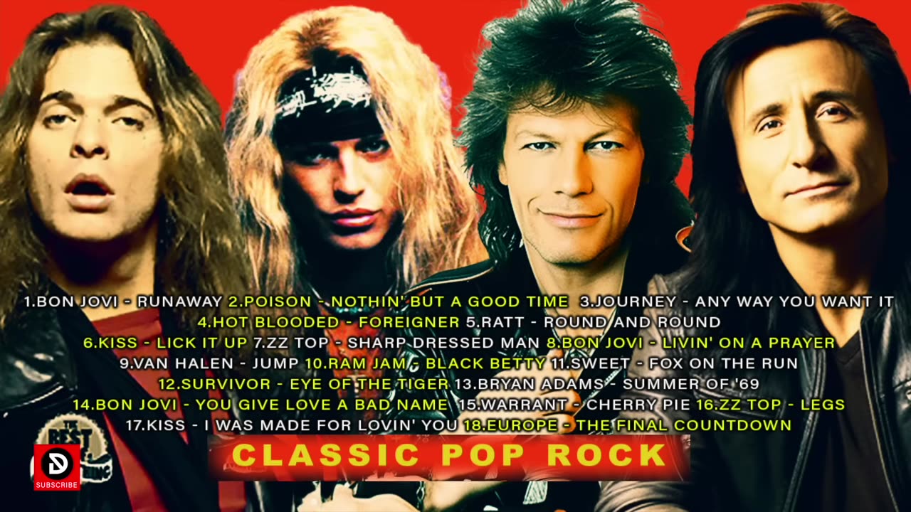 Classic Pop Rock | Best Pop Rock Songs of all Time | Classic Rock Singers.