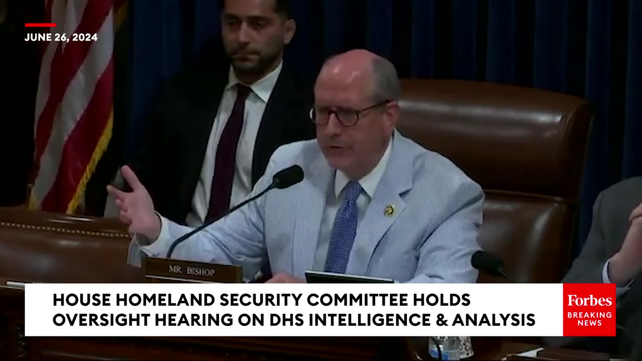 Dan Bishop Questions DHS Officials- What Do You Point To As The Trigger Of Heightened Risk For US-