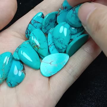 Free-shape Natural turquoise 13.*21.5mm cabochon For Jewelry Bracelet Necklace05
