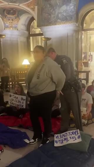 BREAKING: Activists are getting arrested after occupying the Capitol and demanding...