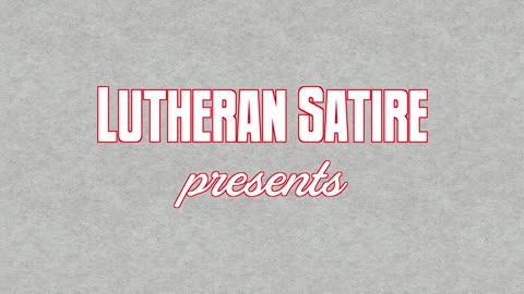 Hippie Pope Resignation. Lutheran Satire