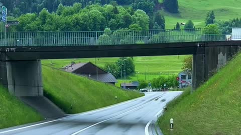 Unforgettable road .. 📍FRUTIGEN🇨🇭