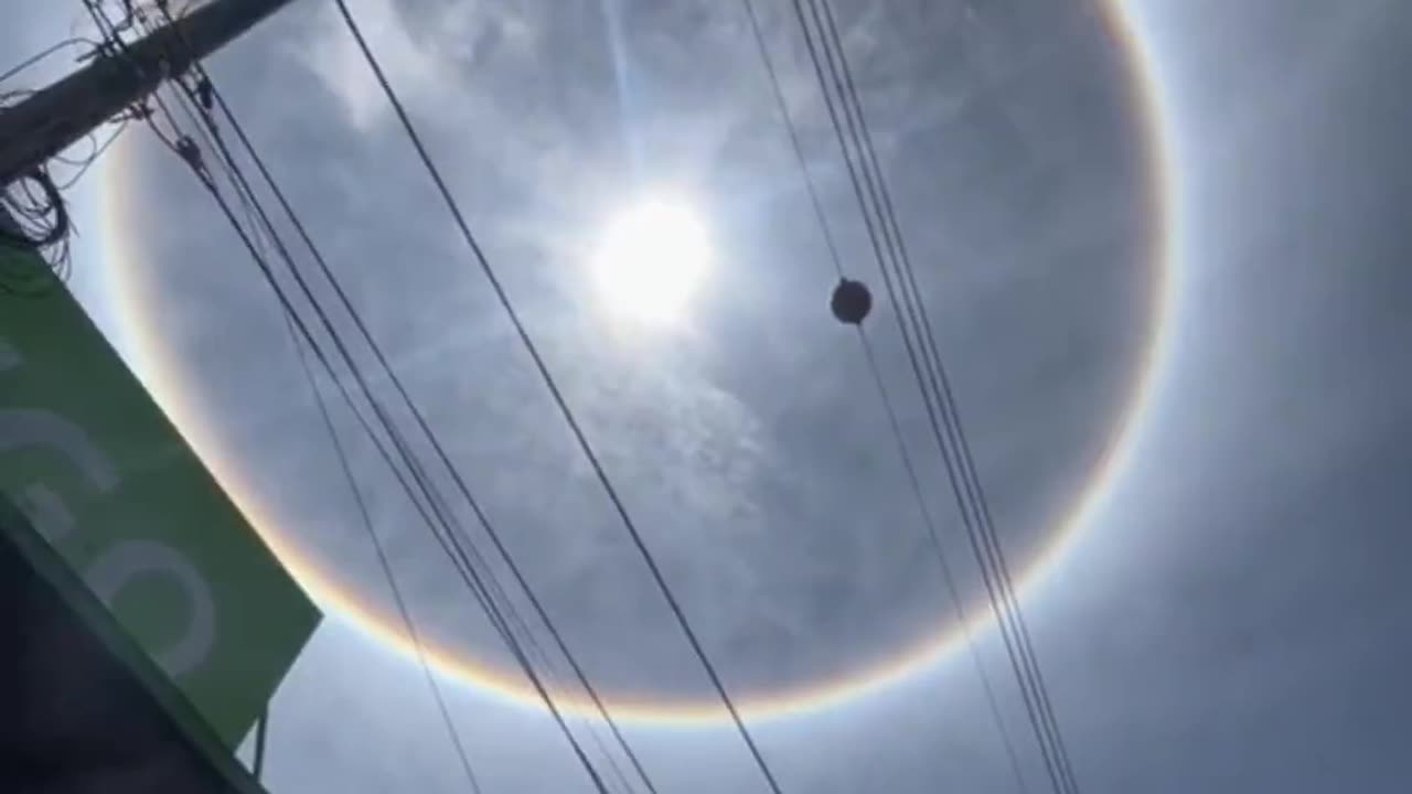 Energetic sphere seen in the sky