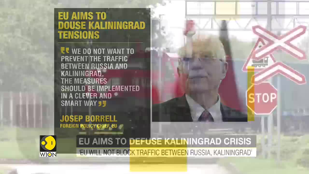 EU officials scramble to douse Kaliningrad tensions | Lithuania's transit ban to Kaliningrad | WION