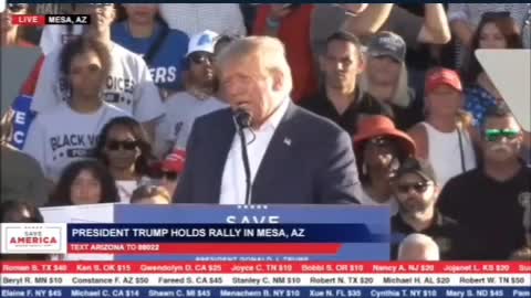 Arizona Trump Rally a couple days ago