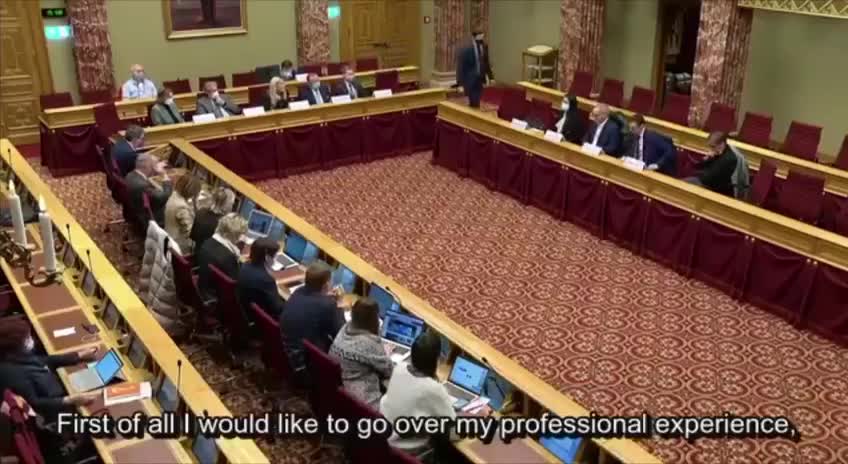 Christian Perronne MD at the Parliamentary Hearing in Luxembourg on 12 Jan 2022