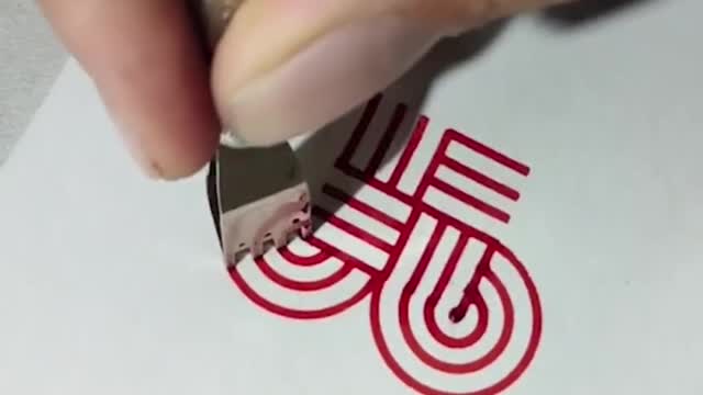 epic calligraphy process