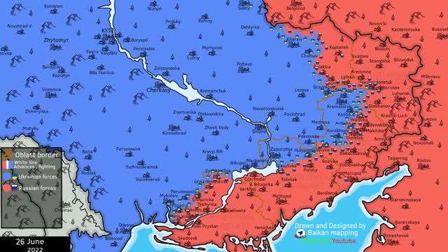 Russian invasion of Ukraine [26 Jun 2022] 'Today'