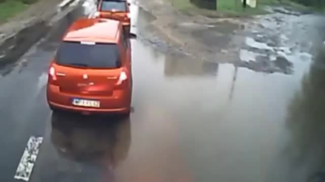 Don't ride in deep water on rainy days