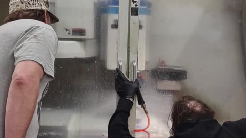 C n C routing machine