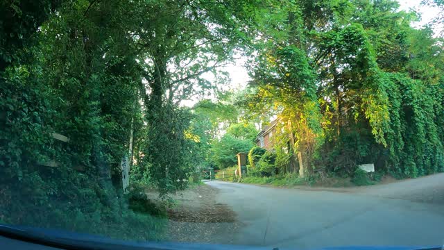 Drive from Donnington castle to Southampton. GoPro speedlapse