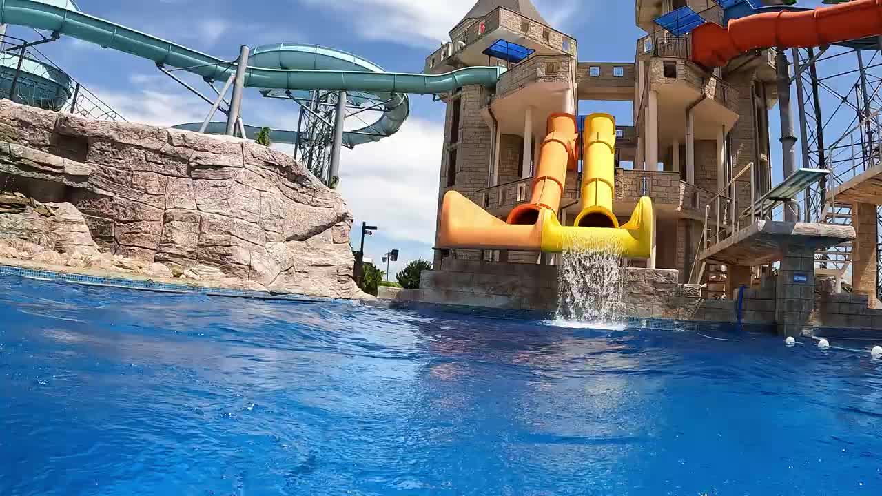 Dive Water Slide at Aquapark Nessebar