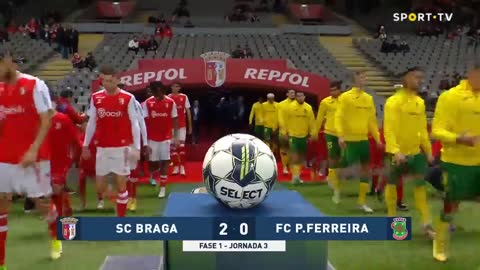 Resumo SC Braga 2-0 Paços de Ferreira - Allianz Cup SPORT TV