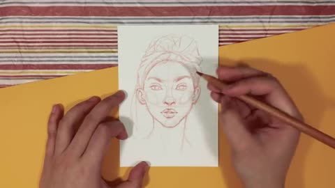 How to draw faces, eyes, nose, mouth | tutorial video