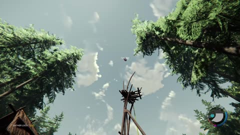 The Forest- how does he keep climbing?