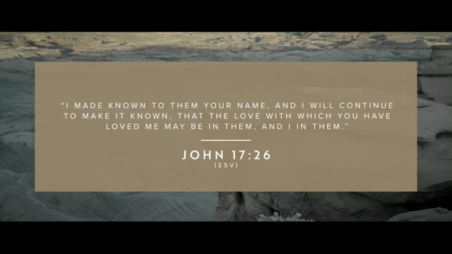 Jesus's Farewell Message (lesson 6)