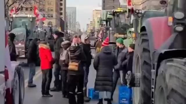 The Convoy for freedom hits Toronto