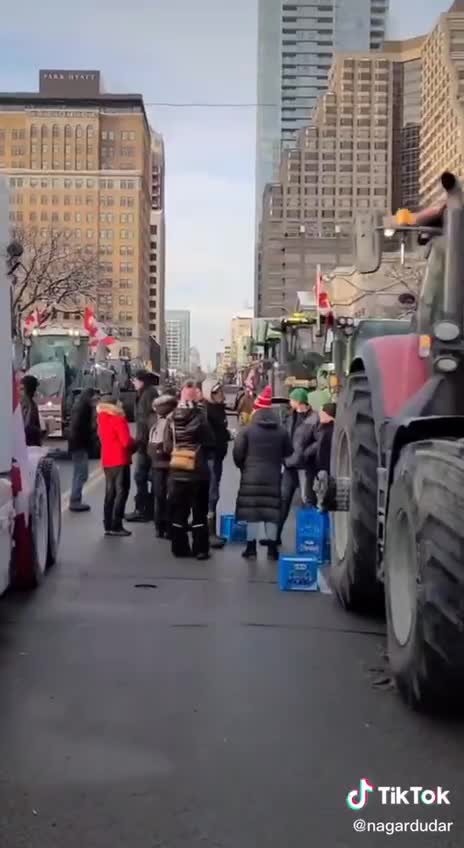 The Convoy for freedom hits Toronto